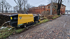 Przewiert sterowany pod drogą w Poznaniu – technologia HDD